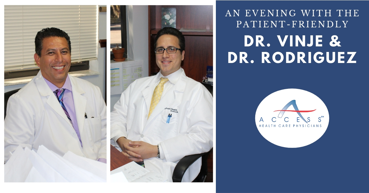 An Evening With The Patient Friendly Dr Vinje & Dr Rodriguez