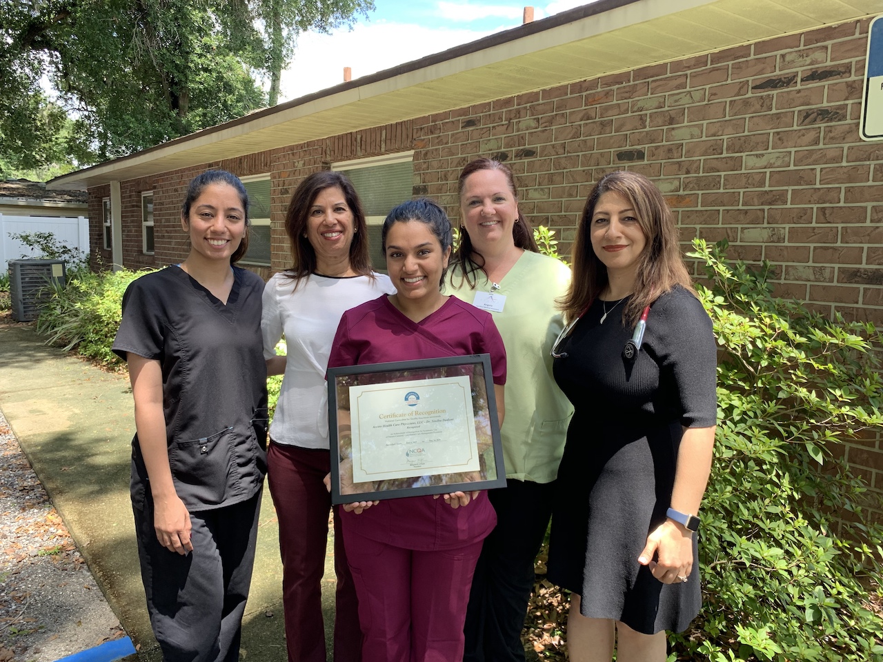 Sindhu Dadlani, MD, and Her Team Receives Patient Centered Medical Home (PCMH) Recognition Status