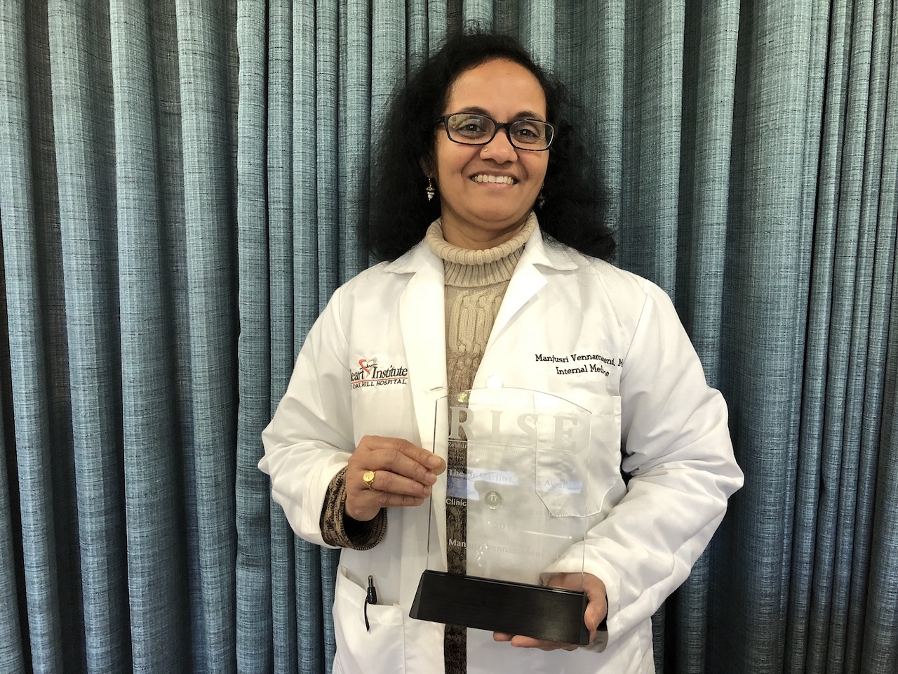 Chief Medical Director, Manjusri Vennamaneni, MD, is Awarded the 2018 Martin L. Block Award