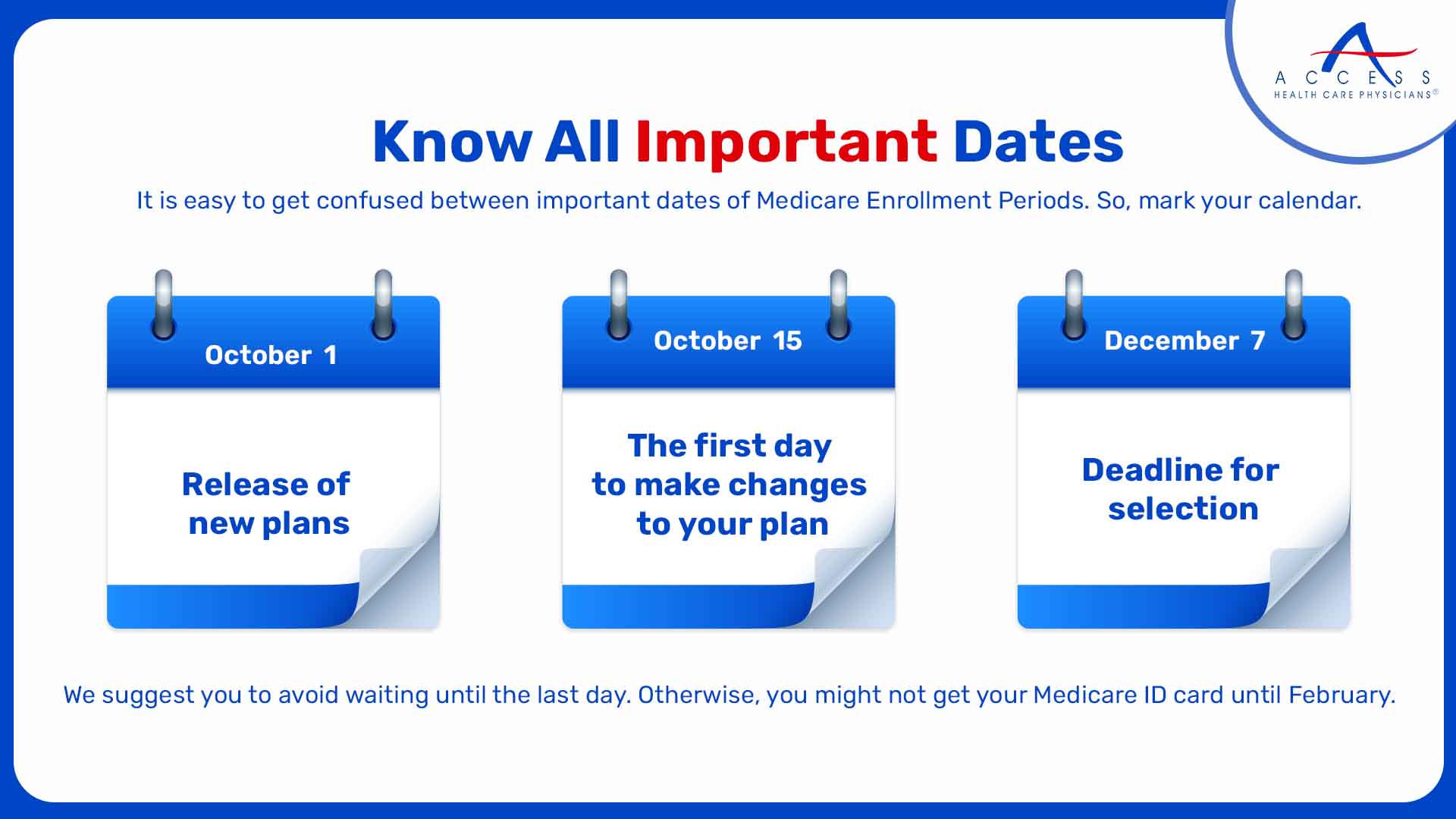 Know All Important Dates
