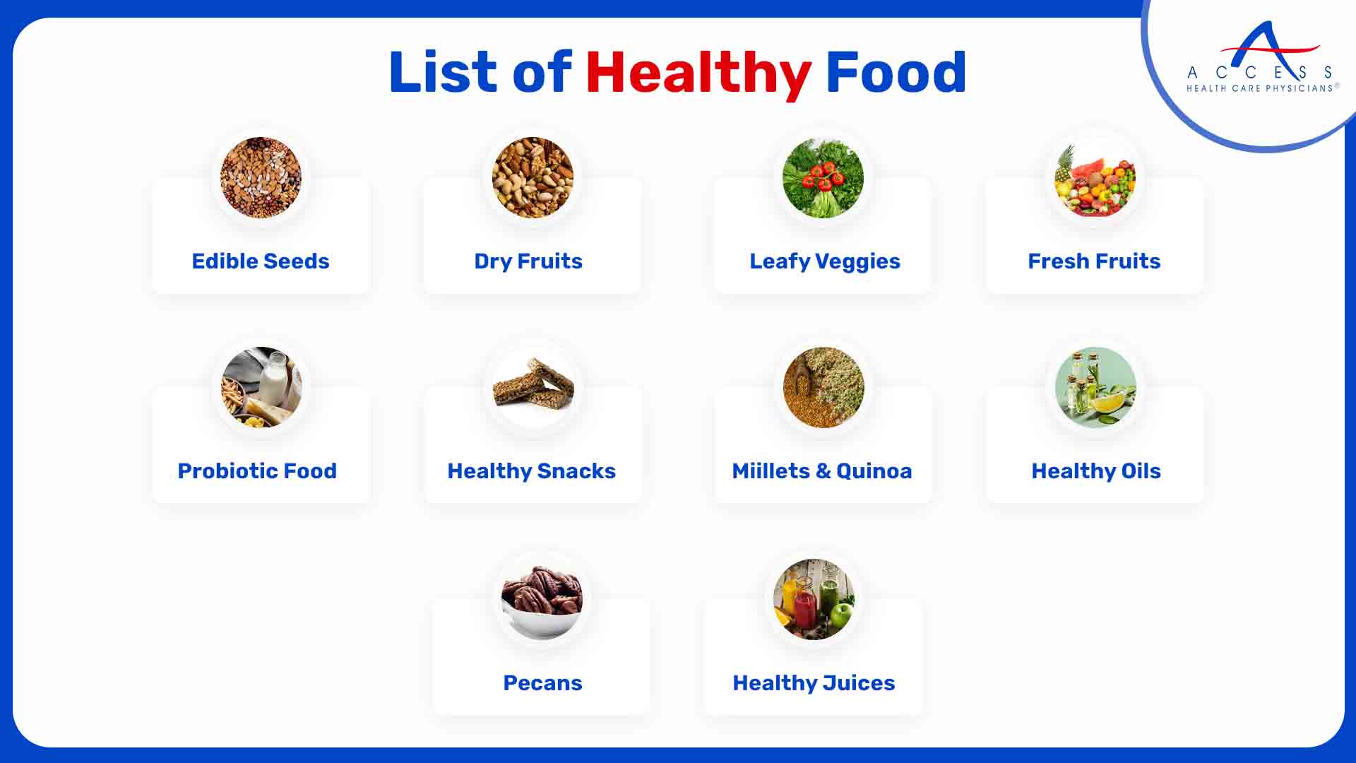 List of Healthy Food
