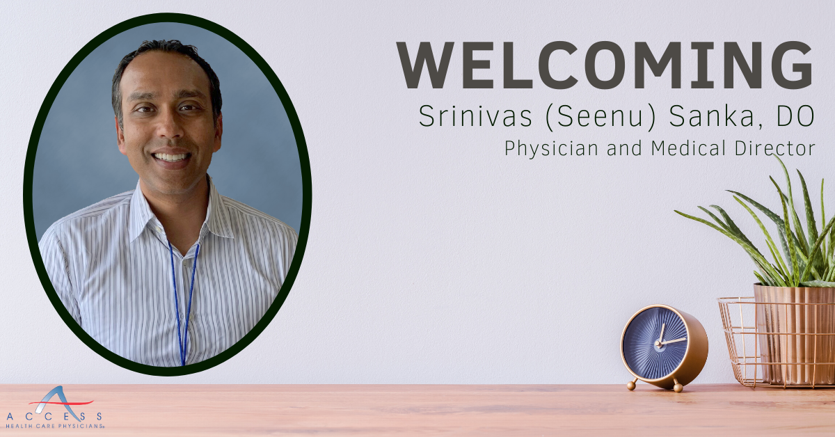 Welcoming Dr Seenu Sanka Physician And Medical Director 