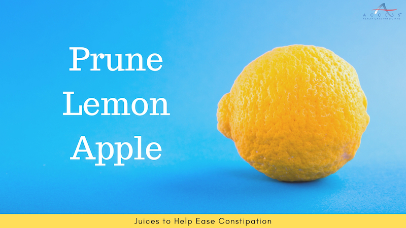 prune lemon apple